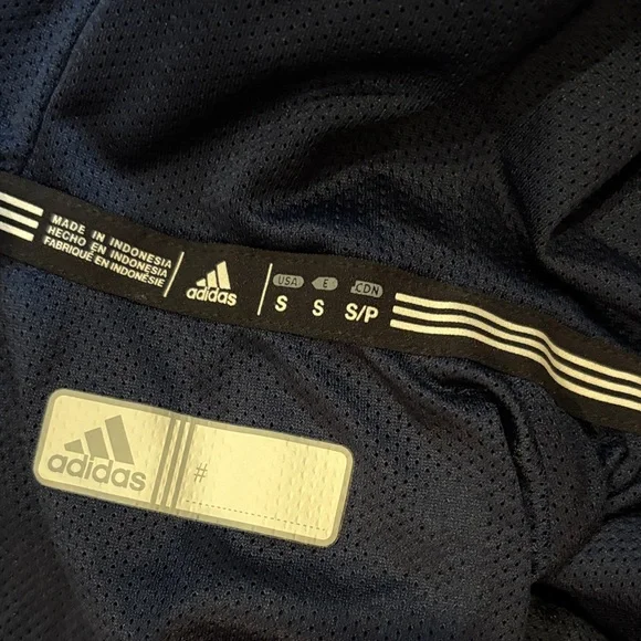 Adidas Men’s Rangers Navy Blue Parka/Raincoat - Picture 6 of 6